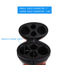 2x2 Hard Oval Billiard Pool Cue Stick Carrying Case (5 Colors)