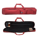 3x4 Heavy-Duty Nylon Pool Cue Stick Soft Carrying Bag