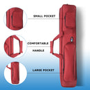 3x4 Heavy-Duty Nylon Pool Cue Stick Soft Carrying Bag