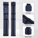 3x6 Square Hard Pool Cue Case, Billiard Stick Carrying Case for 3 Sticks, Billiard Cue Cases