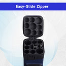 3x6 Square Hard Pool Cue Case, Billiard Stick Carrying Case for 3 Sticks, Billiard Cue Cases