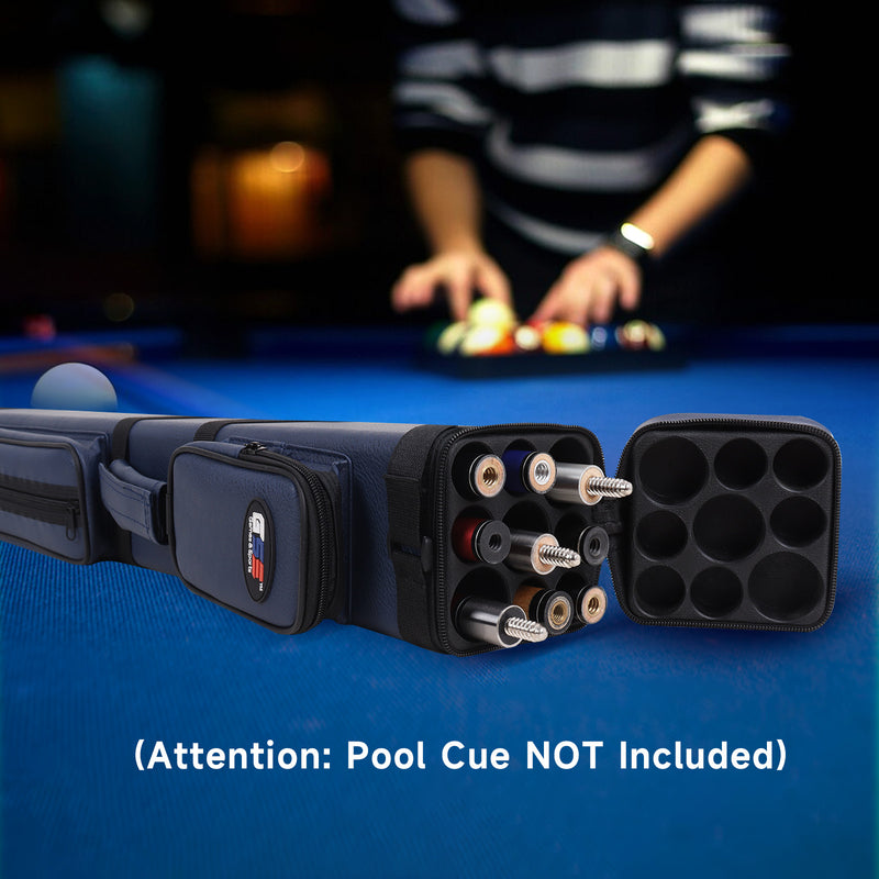 3x6 Square Hard Pool Cue Case, Billiard Stick Carrying Case for 3 Sticks, Billiard Cue Cases