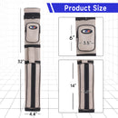 3x6 Square Hard Pool Cue Case, Billiard Stick Carrying Case for 3 Sticks, Billiard Cue Cases