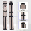 3x6 Square Hard Pool Cue Case, Billiard Stick Carrying Case for 3 Sticks, Billiard Cue Cases