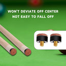 12/13mm Hard Tip & Nylon Ferrules Set, Pool Cue Tips with Nylon Ferrules Replacement