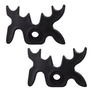 1/2 Pack Plastic Slip-on Portable Moosehead Bridge Head Pool Cue Accessory