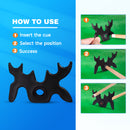 1/2 Pack Plastic Slip-on Portable Moosehead Bridge Head Pool Cue Accessory