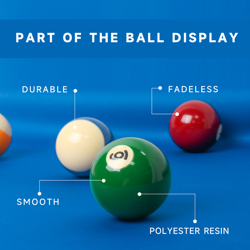 2 1/4" Professional Billiard Table Pool Balls Set - Standard Style