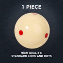 1-Piece 2 1/4" Billiard Practice Training Pool Cue Ball (3 Colors) - Three-Wins Imports, LLC