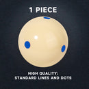 1-Piece 2 1/4" Billiard Practice Training Pool Cue Ball (3 Colors) - Three-Wins Imports, LLC