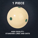 1-Piece 2 1/4" Billiard Practice Training Pool Cue Ball (3 Colors) - Three-Wins Imports, LLC