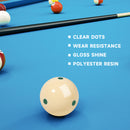 1-Piece 2 1/4" Billiard Practice Training Pool Cue Ball (3 Colors) - Three-Wins Imports, LLC