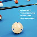 2-Pieces 6 Dots PRO Cup Standard Training Billiard Pool Cue Ball