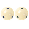 2-Piece 6 Dots PRO Cup Standard Practice Training Pool Billiard Cue Ball for Game Rooms, Bars