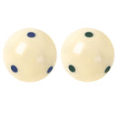 2-Pieces 6 Dots PRO Cup Standard Training Billiard Pool Cue Ball
