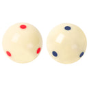 2-Pieces 6 Dots PRO Cup Standard Training Billiard Pool Cue Ball