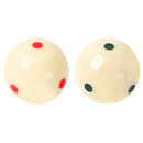 2-Pieces 6 Dots PRO Cup Standard Training Billiard Pool Cue Ball