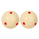 2-Pieces 6 Dots PRO Cup Standard Training Billiard Pool Cue Ball