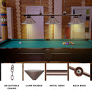 56" Heavy Duty Metal Hanging Billiard Pool Table Lights (5 Colors)