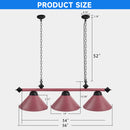56" Heavy Duty Metal Hanging Billiard Pool Table Lights (5 Colors)