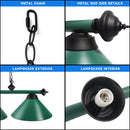 56" Heavy Duty Metal Hanging Billiard Pool Table Lights (5 Colors)
