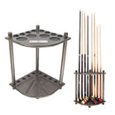 8 Corner-Style Floor Stand Pool Cue Racks with Score Counter (5 Colors)