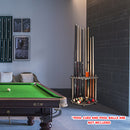 8 Corner-Style Floor Stand Pool Cue Racks with Score Counter (5 Colors)