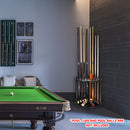 8 Corner-Style Floor Stand Pool Cue Racks with Score Counter (5 Colors)