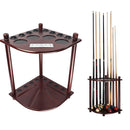 8 Corner-Style Floor Stand Pool Cue Racks with Score Counter (5 Colors)