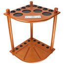 8 Corner-Style Floor Stand Pool Cue Racks with Score Counter (5 Colors)