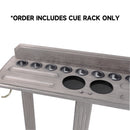 10 Floor Stand Pool Cue Racks, Holds Ball Racks and Pool Ball (5 Colors)