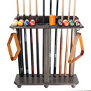 10 Floor Stand Pool Cue Racks, Holds Ball Racks and Pool Ball (5 Colors)