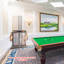 10 Floor Stand Pool Cue Racks, Holds Ball Racks and Pool Ball (5 Colors)