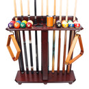 10 Floor Stand Pool Cue Racks, Holds Ball Racks and Pool Ball (5 Colors)