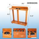 10 Floor Stand Pool Cue Racks, Holds Ball Racks and Pool Ball (5 Colors)