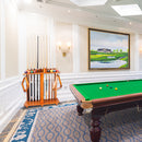 10 Floor Stand Pool Cue Racks, Holds Ball Racks and Pool Ball (5 Colors)