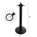 24" Metal 6 Floor Stand Billiard Pool Cue Stick Rack Only (4 Colors)