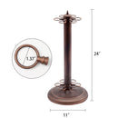 24" Metal 6 Floor Stand Billiard Pool Cue Stick Rack Only (4 Colors)