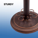 24" Metal 6 Floor Stand Billiard Pool Cue Stick Rack Only (4 Colors)