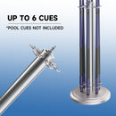 24" Metal 6 Floor Stand Billiard Pool Cue Stick Rack Only (4 Colors)