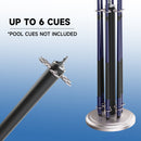 24" Metal 6 Floor Stand Billiard Pool Cue Stick Rack Only (4 Colors)