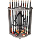 10 Corner Style Pool Cue Rack with Score Counter (5 Colors)