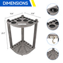 10 Corner Style Pool Cue Rack with Score Counter (5 Colors)