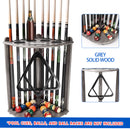10 Corner Style Pool Cue Rack with Score Counter (5 Colors)