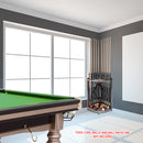 10 Corner Style Pool Cue Rack with Score Counter (5 Colors)