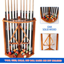 10 Corner Style Pool Cue Rack with Score Counter (5 Colors)