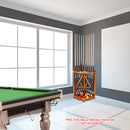 10 Corner Style Pool Cue Rack with Score Counter (5 Colors)