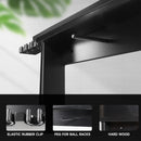 8 Wall Pool Cue Rack with Score Counter and Metal Hook, Billiard Pool Cue Rack Only (4 Colors) - Three-Wins Imports, LLC