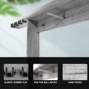 8 Wall Pool Cue Rack with Score Counter and Metal Hook, Billiard Pool Cue Rack Only (4 Colors) - Three-Wins Imports, LLC