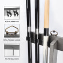 6 Wall Pool Cue Rack with Score Counter and Metal Hook, Billiard Pool Cue Rack Only  (5 Colors)